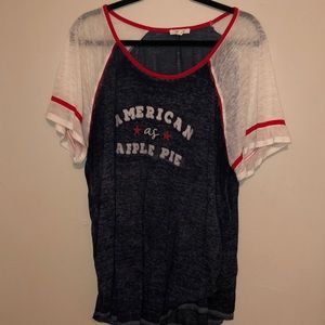 Maurice’s plus size baseball style Shirt